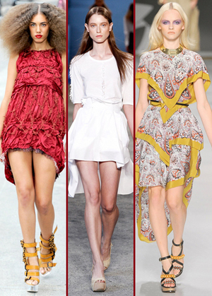 Trend 2011: rochia cu coadă