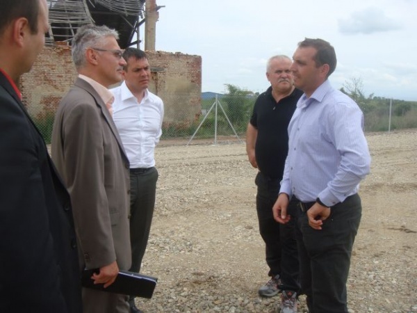 Secretarul de Stat Septimiu Buzaşu verifică stadiul lucrărilor la centura de ocolire