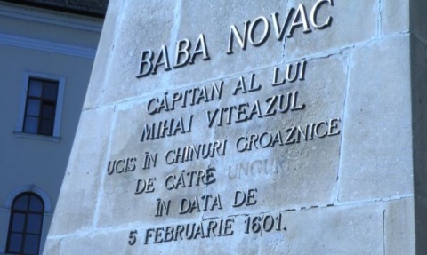 Statuia lui Baba Novac, vandalizată din nou