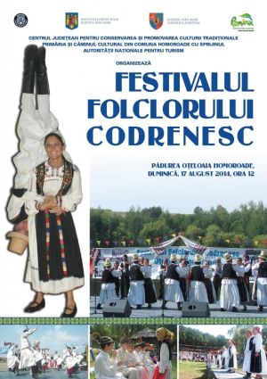 Duminică, va avea loc festivalul folcloric codrenesc Oțeloaia