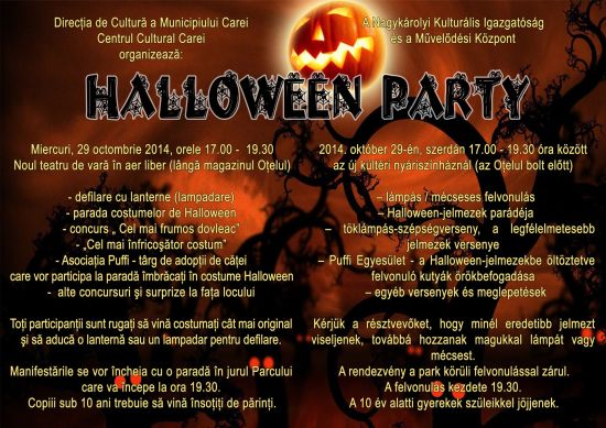 Halloween Party la Carei