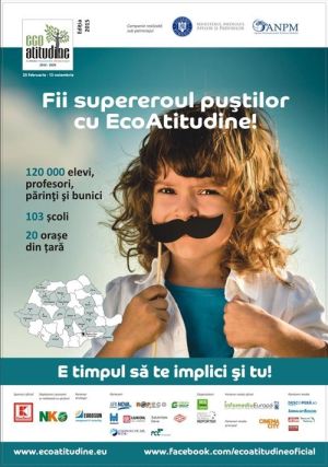 Campania naţională ,,EcoAtitudine” va poposi la şcolile înscrise din Satu Mare