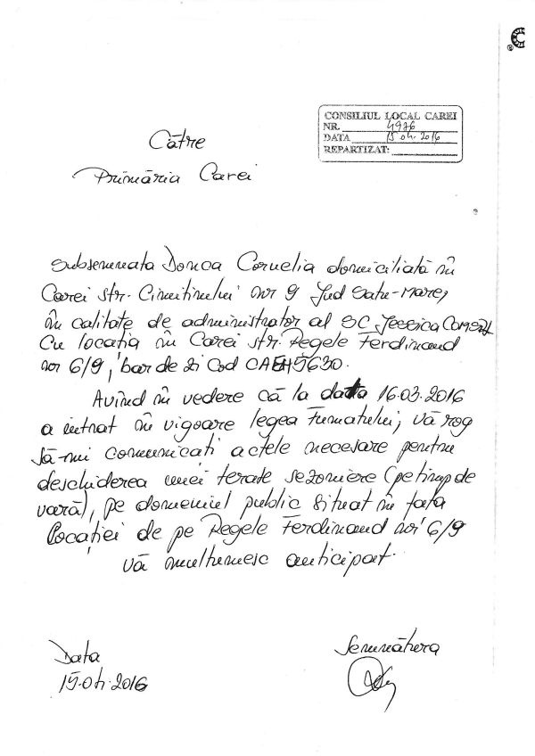 donca adresa catre primarie