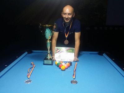 Lugojeanul Ladanyi Ioan a câştigat Cupa României la Biliard ediţia 2016 Carei
