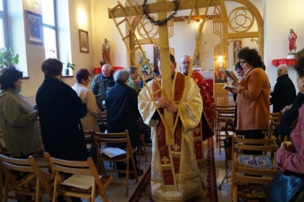 Calea Crucii la Biserica Sf.Anton din Carei