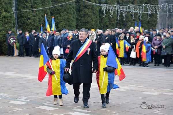 Ziua Naţională a României sărbătorită la Carei