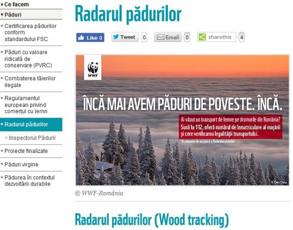 Radarul Pădurilor. Sistem „de urmărire a trasabilității masei lemnoase”,