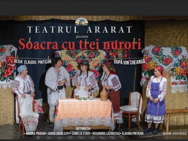 Soacra cu trei nurori, al şaselea spectacol românesc de la Carei din Anul Centenar