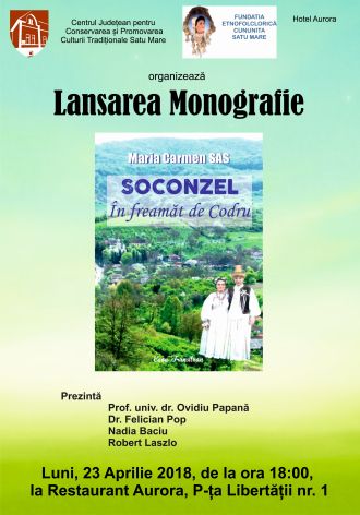 Lansare de carte. SOCONZEL – ÎN FREAMĂT DE CODRU