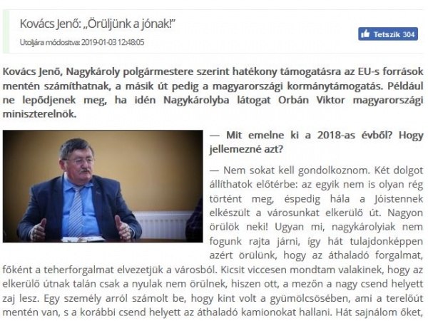 Kovacs aşteaptă la Carei vizita premierului Ungariei Viktor Orban