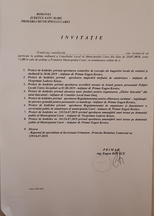 invitatie sedinta iulie 2019