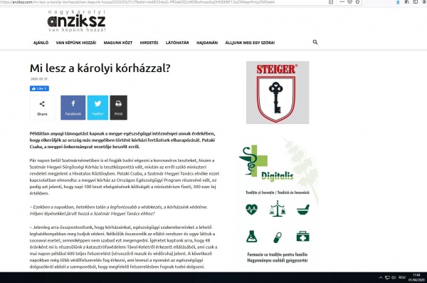 pataki covid megieri