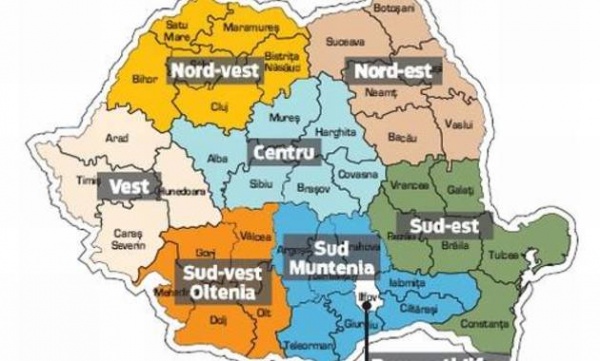 Noile capitale de judeţ: Iaşi, Bucureşti, Braşov, Constanţa, Cluj-Napoca, Craiova, Ploieşti şi Timişoara