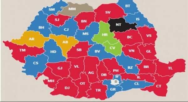 Cum s-a schimbat harta politică a României