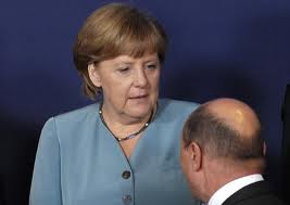 Cancelarul Germaniei vs preşedintele suspendat. Băsescu a uitat ce a minţit
