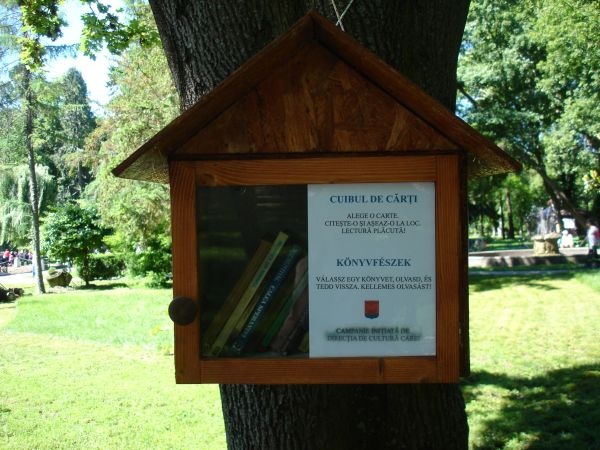 Relansarea campaniei de lectura in aer liber – „Cuibul de cărți”
