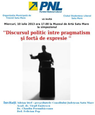 Discursul politic între pragmatism şi forţa de expresie