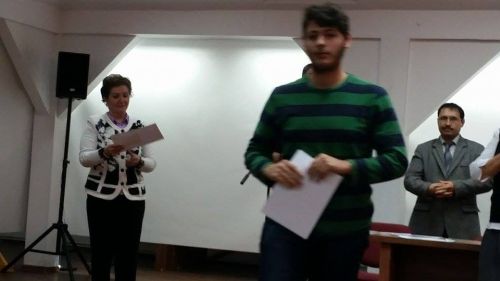 Paul Tărîţă  de la Liceul Teoretic calificat la etapa naţională a sesiunii de Referate şi Comunicări