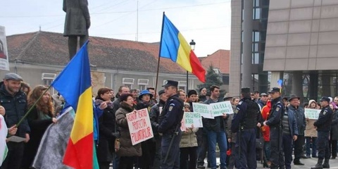 Marș împotriva poluării la Alba Iulia