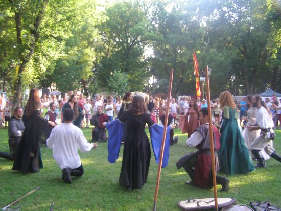Festivalul Medieval de la Carei, la final. Actriţa Iulia Benze, pe scena de acasă