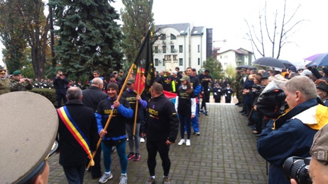 Ștafeta Veteranilor de Război se apropie de Carei. Astăzi a ajuns la Cluj Napoca