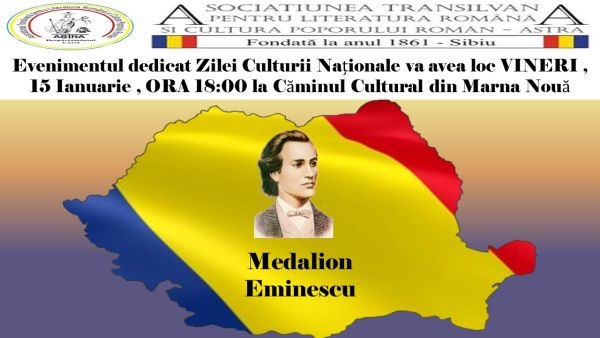 Medalion Eminescu în mediul rural
