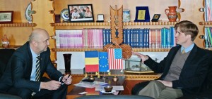 Atașatul politic al ambasadei SUA în vizită la Satu Mare