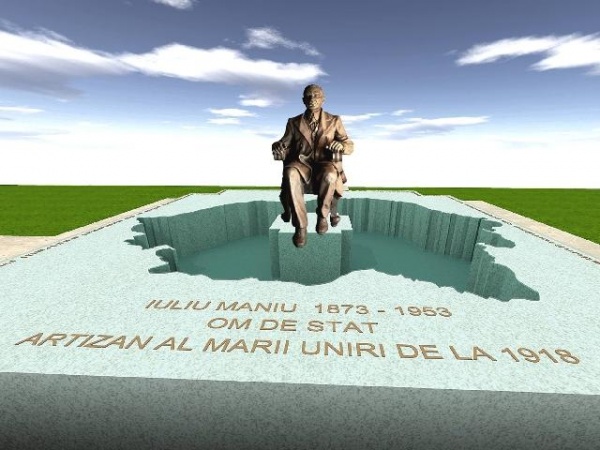 Memorial  Iuliu Maniu la Şimleu-Silvaniei. Inaugurare la data de 5 februarie