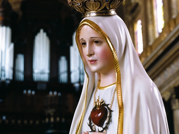 Statuia Fecioarei Maria de la Fatima, în pelerinaj la Carei
