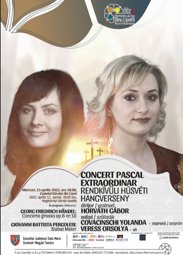 Concert al Filarmonicii de Stat „Dinu Lipatti” din Satu Mare susținut de Primăria Carei