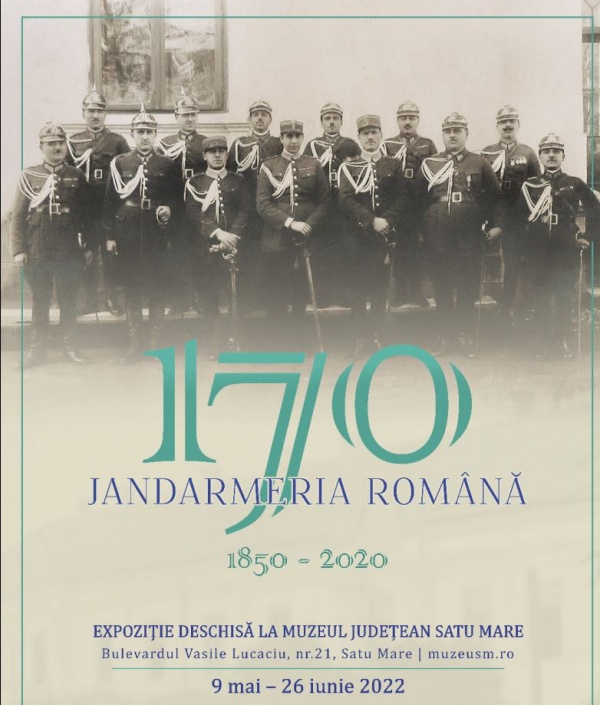 Expoziția „Jandarmeria Română 1850 – 2020”  poposește la Muzeul Județean Satu Mare
