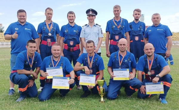 Echipajul SPSU Electrolux Satu Mare s-a clasat pe locul II la Concursul Interjudețean din Turda