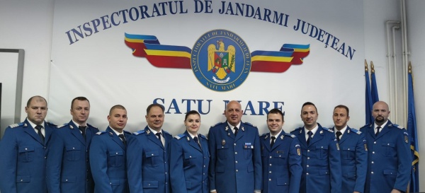 Avansări în grad la Jandarmeria Satu Mare de Ziua Națională