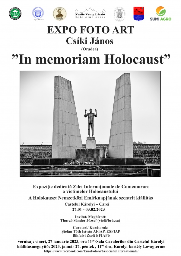 „IN MEMORIAM HOLOCAUST” 2023 Carei. Deportările evreilor din județ în perioada ocupației hortyste