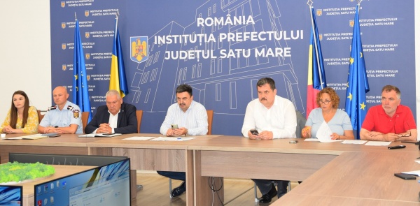 Ședința Comitetului Județean  pentru Situaţii de Urgenţă Satu Mare. Plan de măsuri pentru atenuarea efectelor caniculei