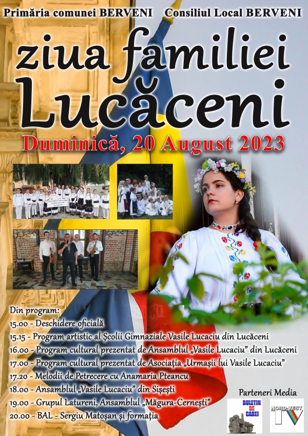 Ziua satului la Lucăceni. Bal cu Sergiu Matoșan și formația