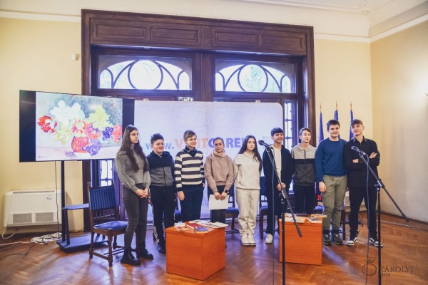 Maratonul poeziei românești a adunat elevi de la toate școlile din Carei