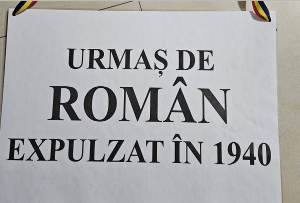 Protest al urmașilor românilor expulzați în 1940