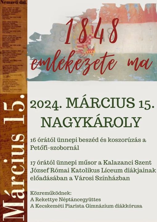 Ziua Maghiarilor de Pretutindeni va fi marcată la Carei