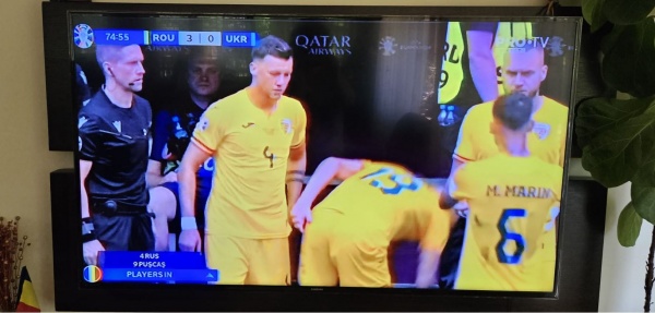 România câștigă în fața Ucrainei la scor de neprezentare: 3-0