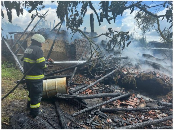 Incendiu la Moftinu Mare