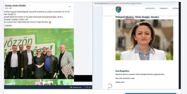 Femeia primar din Carei care oscilează între Monica și Mónika