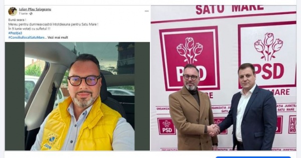 Iulian Pfau Sălăgeanu. Ieri la PNL, azi la PSD Satu Mare