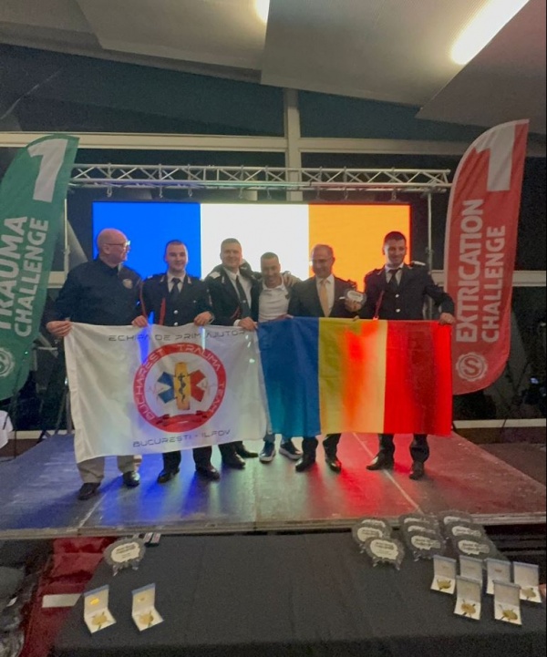 Locul 1 mondial pentru SMURD București-Ilfov la “World Rescue Challenge”