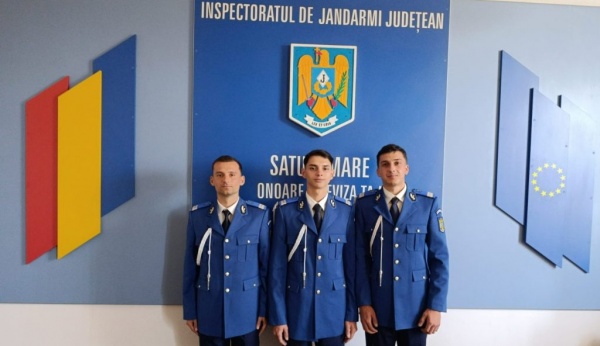 Tineri absolvenți repartizați la Inspectoratul de Jandarmi Județean Satu Mare