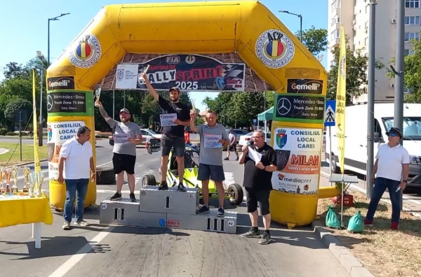Careieni pe podium. Câștigătorii etapei a 3-a Rally Sprint din centrul Careiului