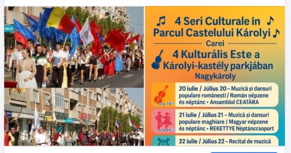 De la Zilele Careiului la Seri Culturale. Program