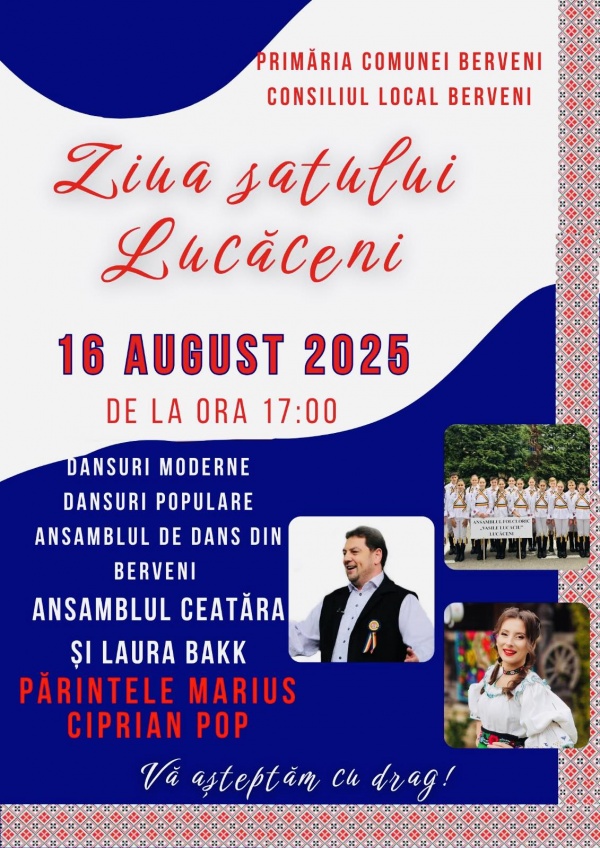 Invitație. Ziua satului Lucăceni