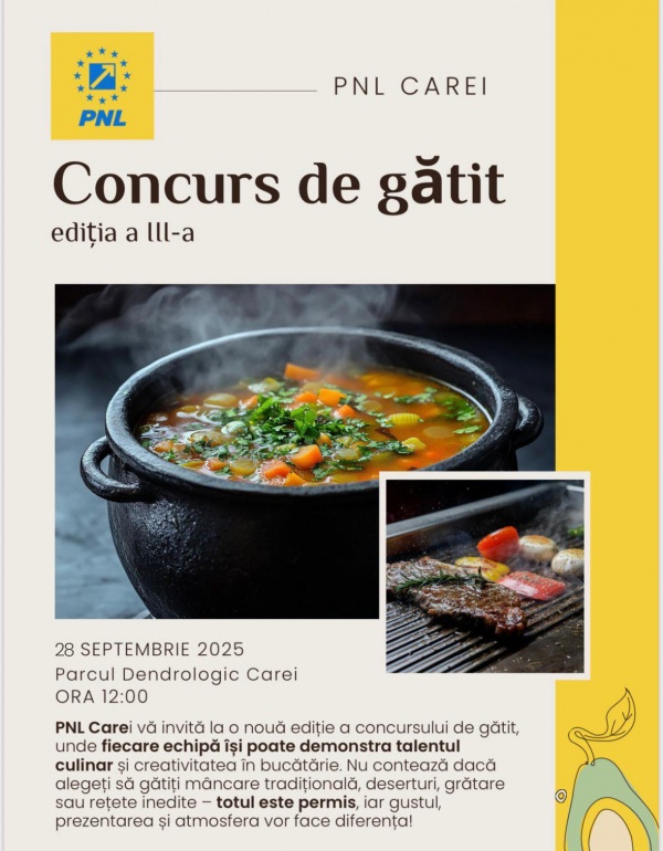 Concurs de gătit organizat de PNL Carei