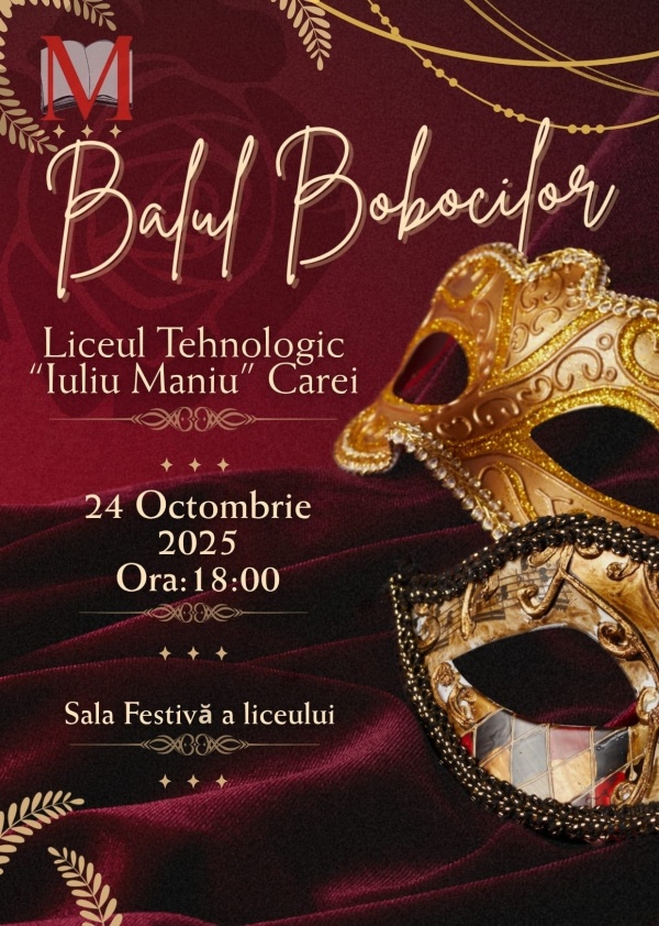 Balul Bobocilor la Liceul Tehnologic Iuliu Maniu Carei